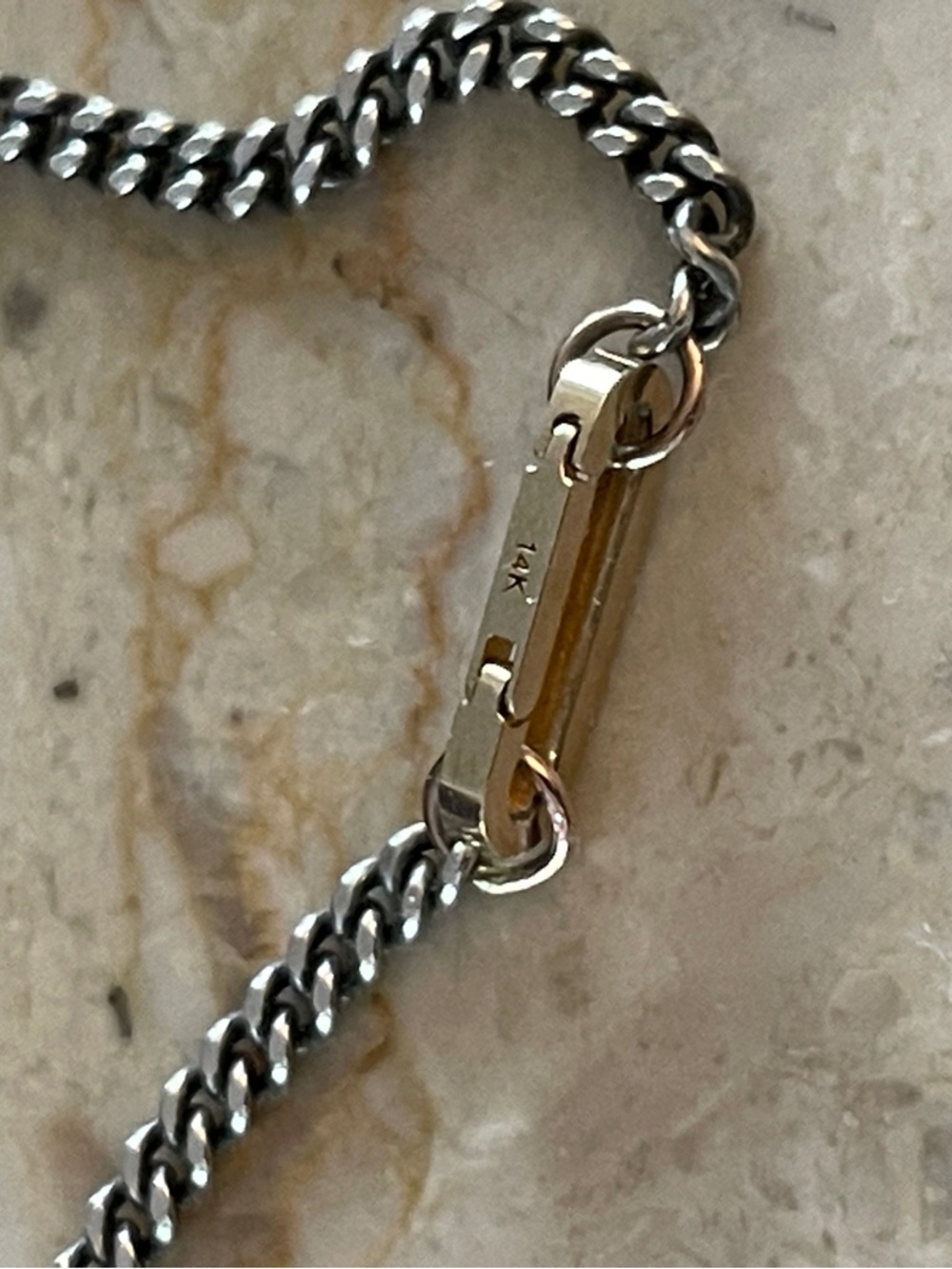 14k Oval Snap Lock - Picture 4 of 6